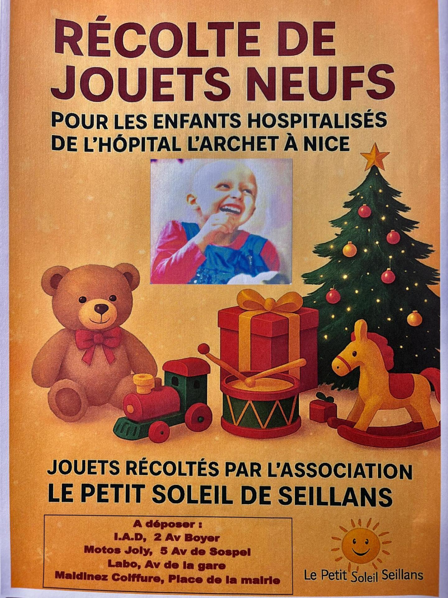 Association le petit soleil de seillans affiche
